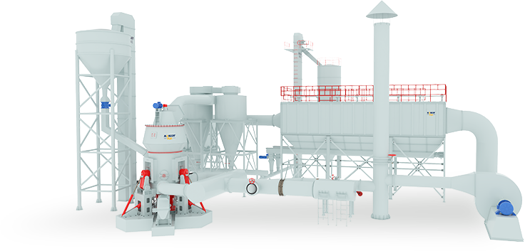 立式磨粉機(jī)生產(chǎn)線